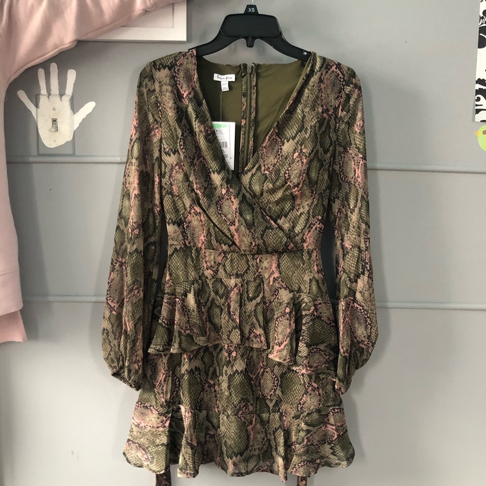 Snakeskin Pattern Dress